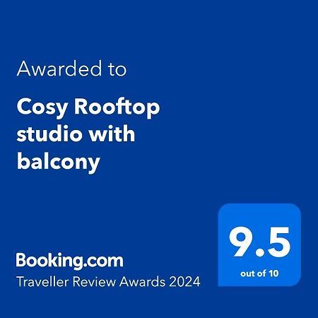 Cosy Rooftop Studio With Balcony Белград Екстер'єр фото